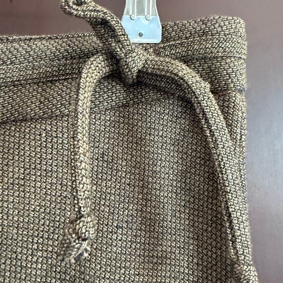 70s Vintage ODDS' N EVENS | Knit Tweed Waist Tie detail Bias Cut Skirt Size 6/7 - Picture 4 of 7